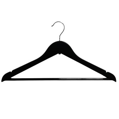 100 Cabides Hotel Madeira Preto com gancho ECO